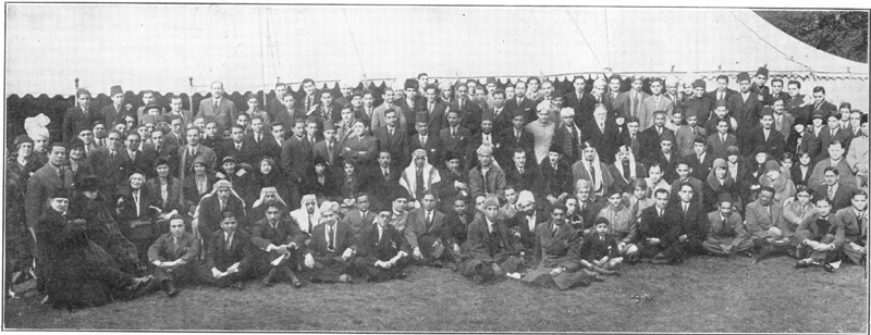Group photo from Id-ul-Fitr, February 19th, 1931